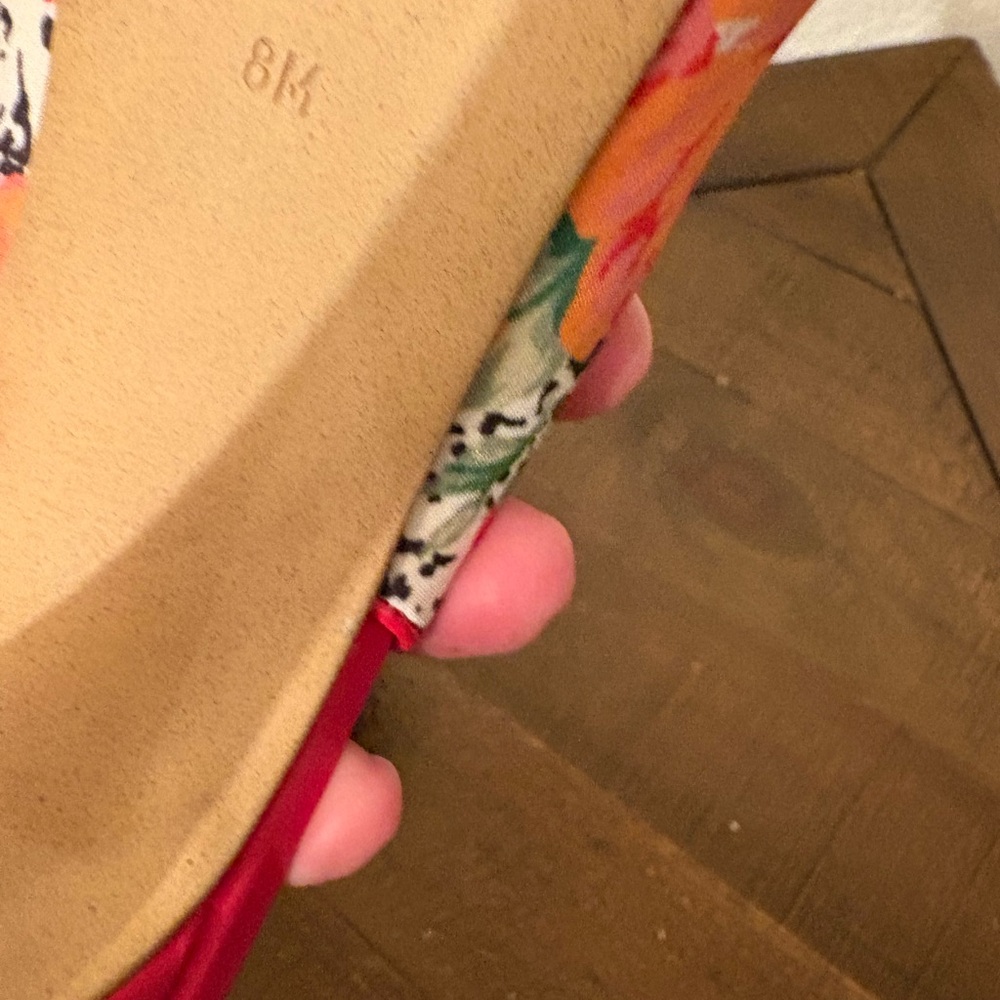 Guess Vibrant Floral Slingback Heels - Picture 4 of 4